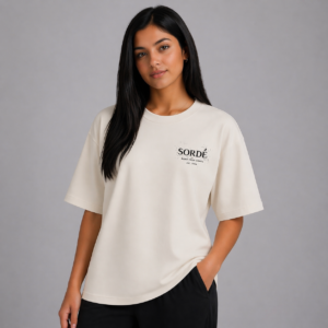SO426 Organic Heavy Oversized T-Shirt, Ashen Mocha - Image 3