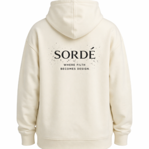 FT426 Standard-Fit Hoodie French Terry, Organic Cotton, Ivory - Image 5